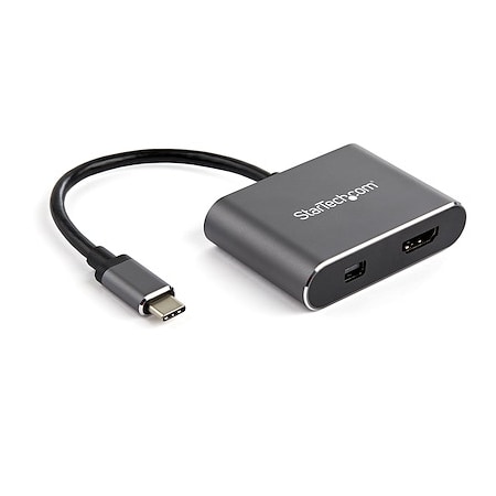 Startech.Com 2-In-1 Usb-C Multiport Video Adapter 4K 60Hz Mini Displayport 1.2 Or CDP2HDMDP